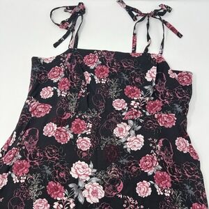 Hot Topic Skull & Roses Cami Dress Sleeveless Gothic Romantic Punk‎ Emo Size Med